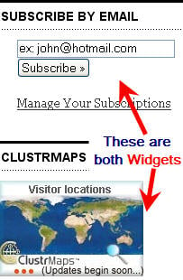 examples of widgets