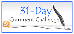 31 day blog challenge logo