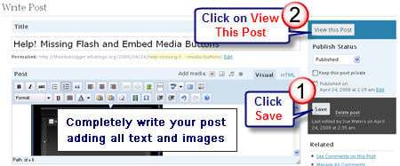 Image of how to View Post