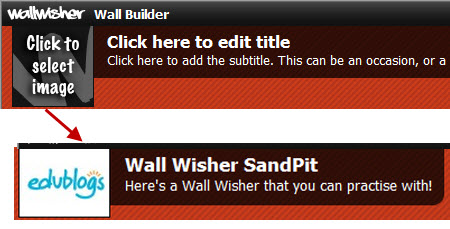 Adding your wallwisher details