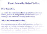 Image of parent consent letter