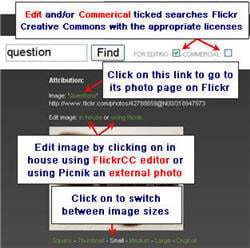 Image of searching FlickrCC