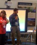Sue Waters and Richard Byrne at ISTE unplugged