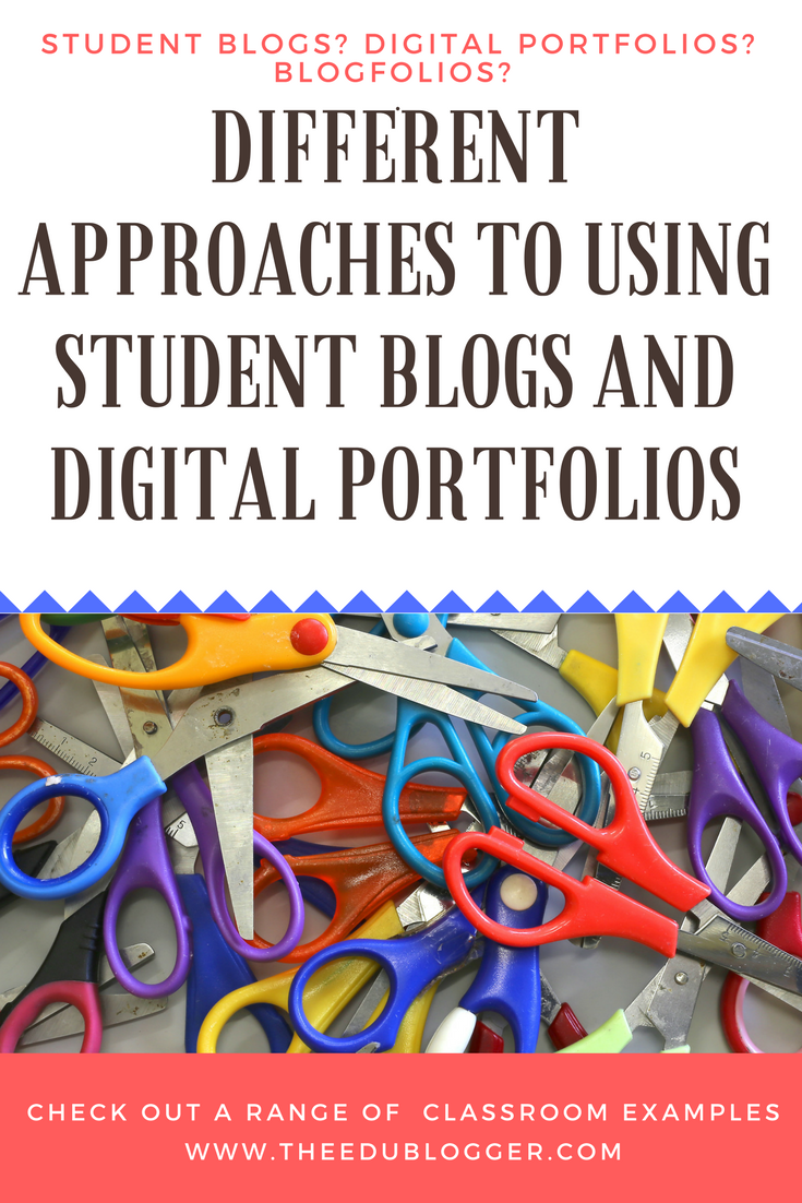 Different Approaches To Using Student Blogs and Digital Portfolios - The Edublogger | This post explores a variety of examples of how student blogs are used in the classroom.