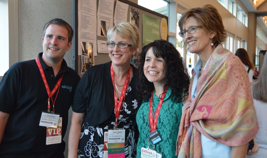 Blogging buddies at ISTE! Ronnie Burt, Julie Hembree, Kathleen Morris and Linda Yollis